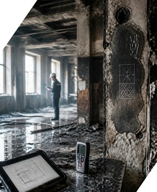 Обследование зданий после пожара в Великом Устюге от 15269 р. | ЭкспертизаРоссия